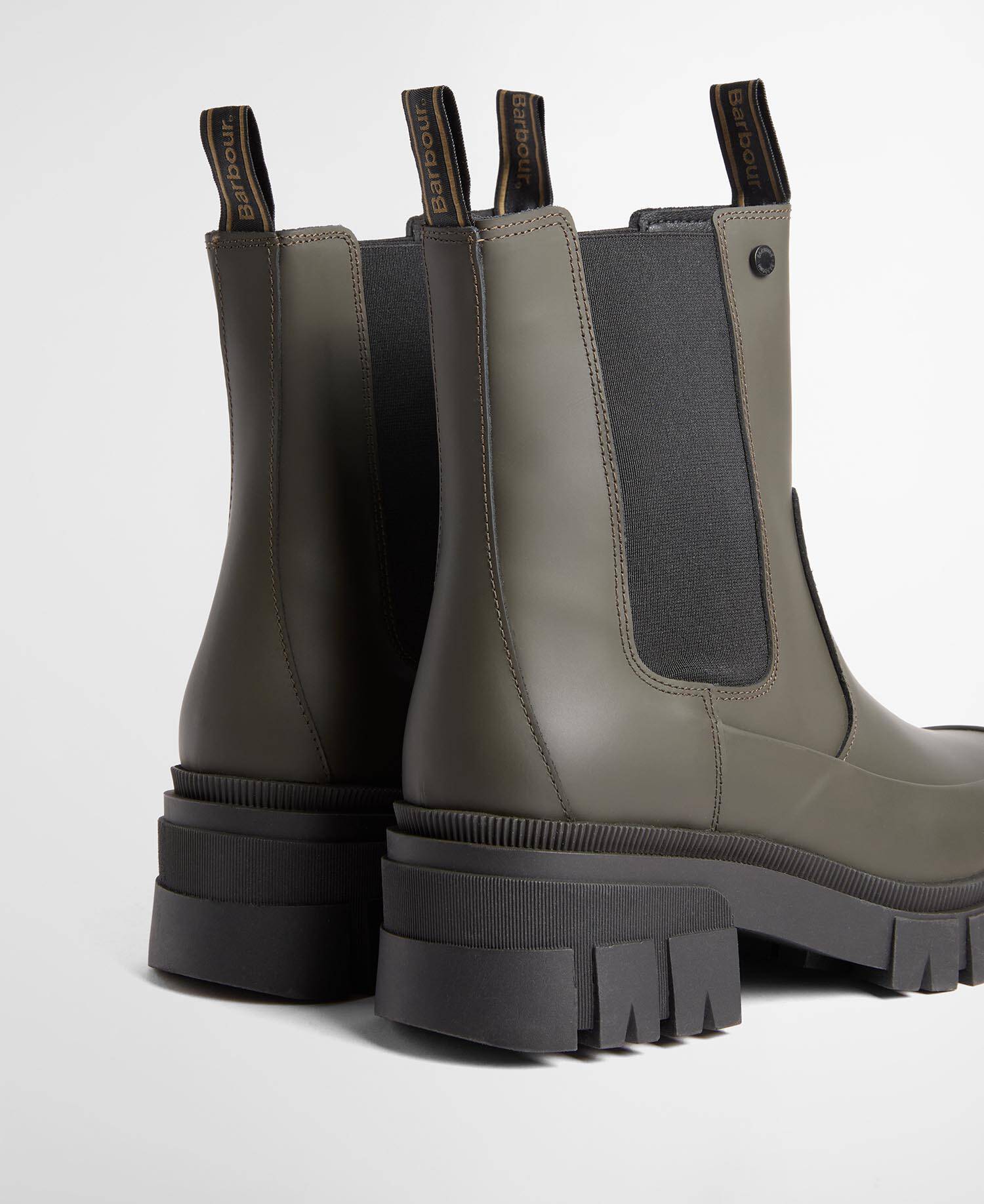 Barbour Chelsea Boots Sofie Olive image number 3