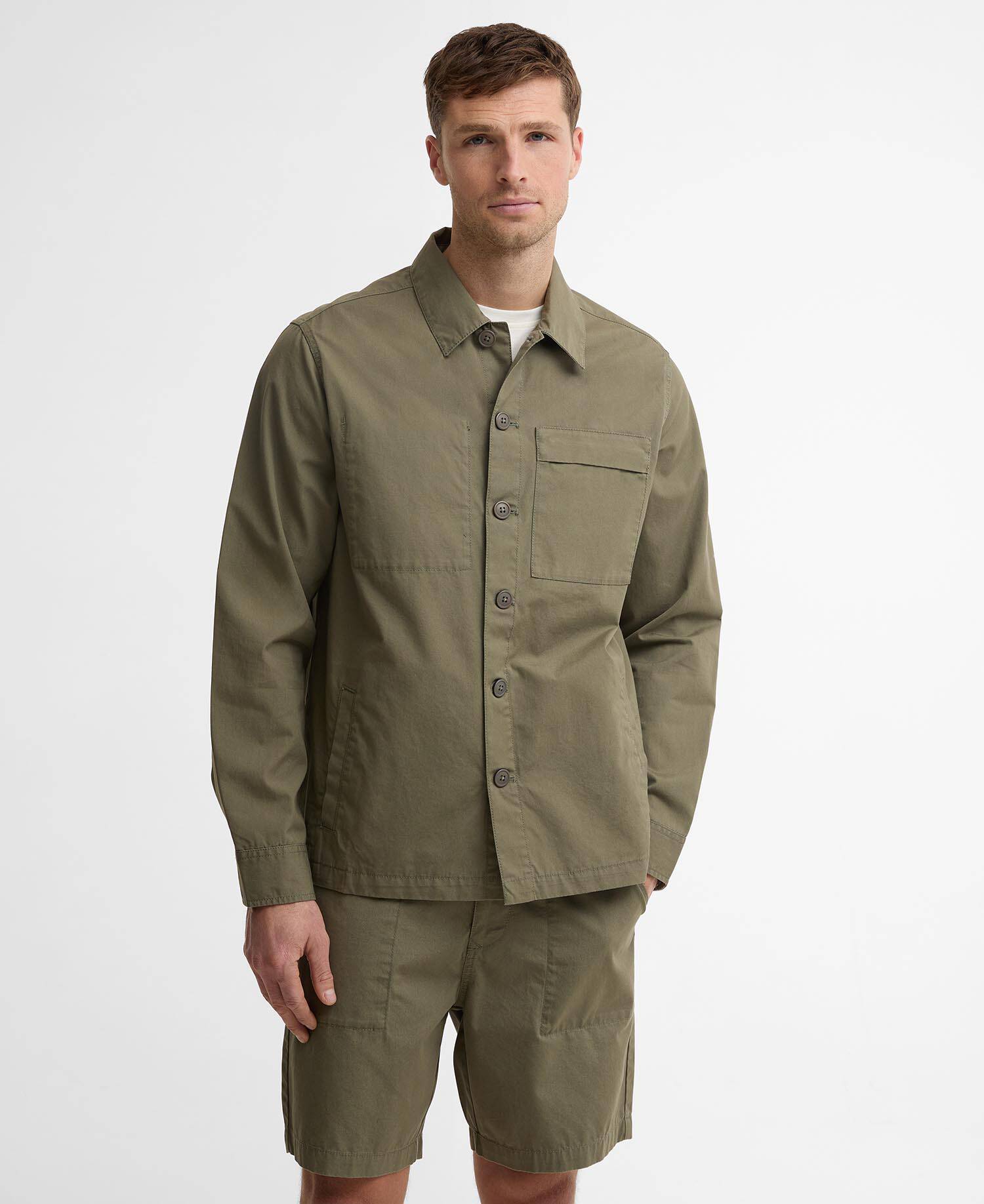 Overshirt Sherburn Dusty Olive image number 0