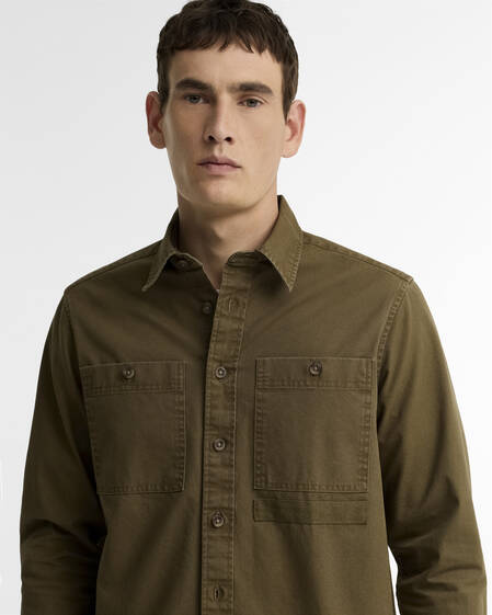 Sundown Relaxed Long-Sleeved Shirt Beech