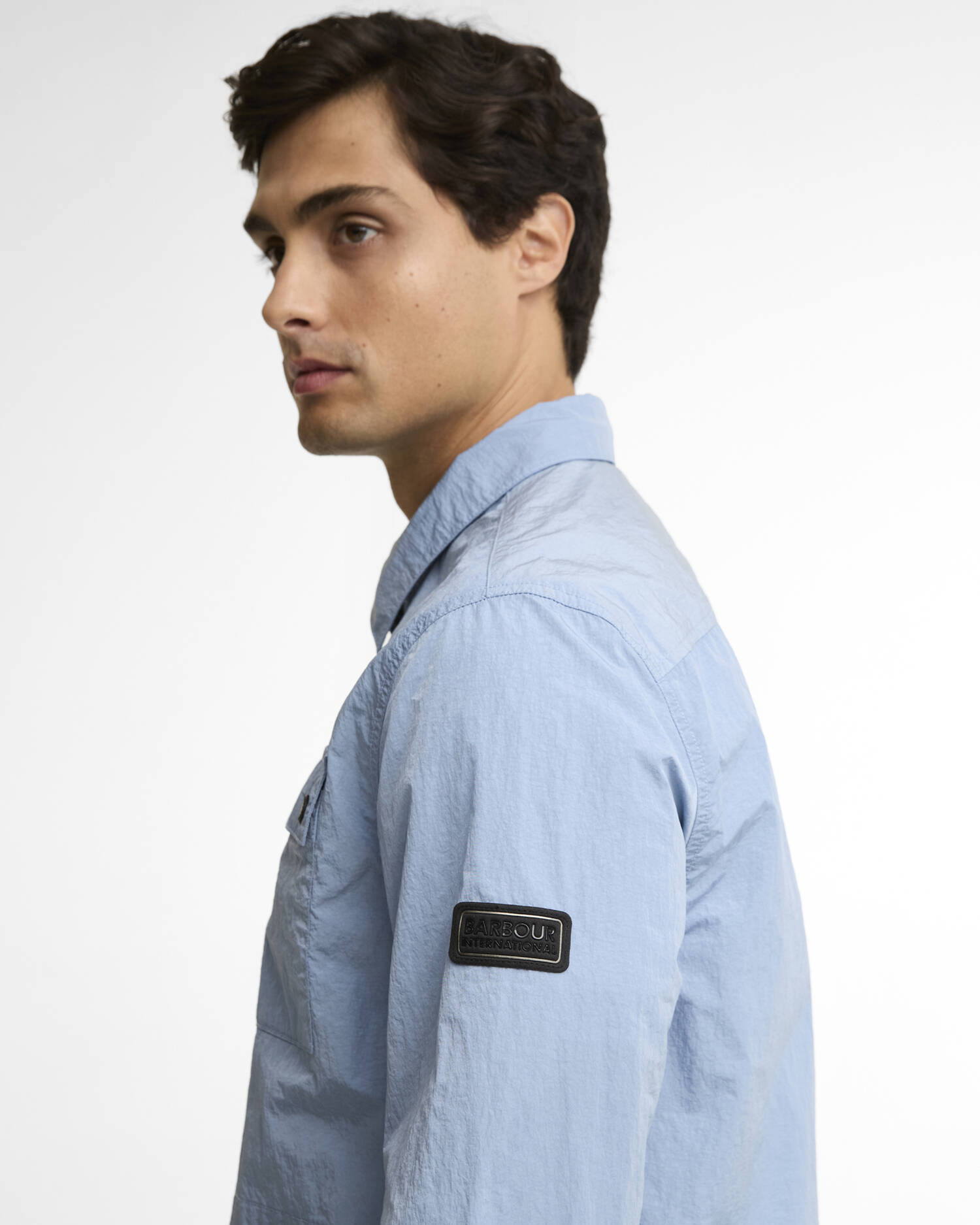 Inline Overshirt Powder Blue image number 3