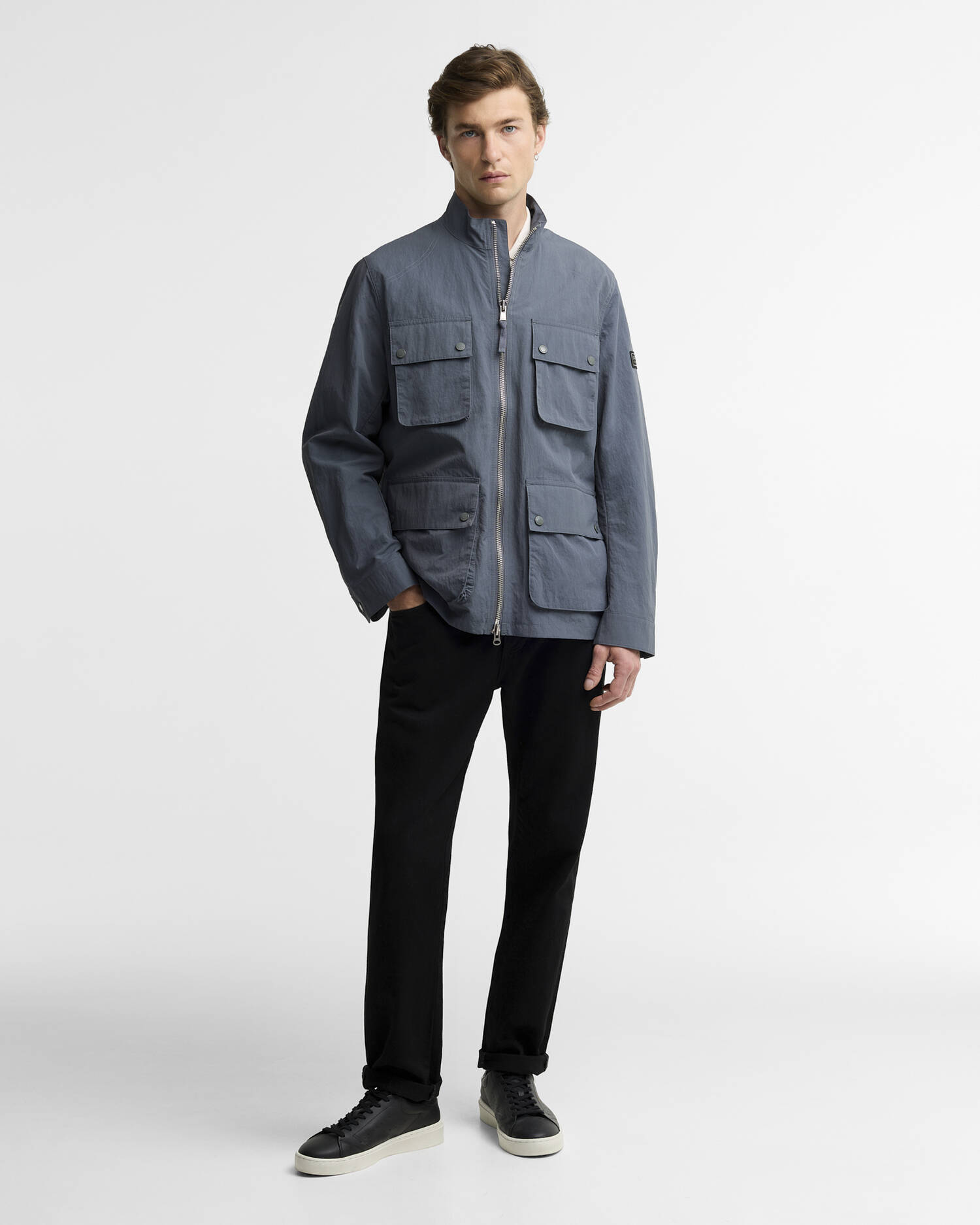 Course Showerproof Jacket Washed Charcoal image number 1