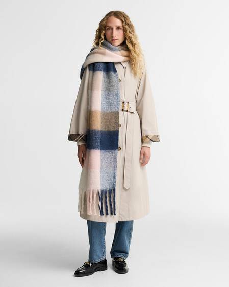 Schal Marie Navy/Blush Pink