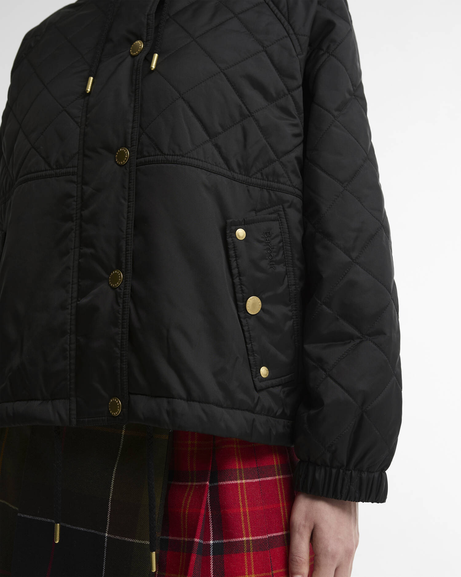 Ada Quilted Jacket Black/Classic image number 4