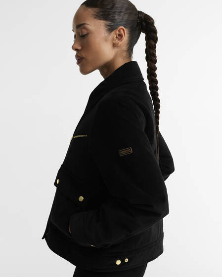 B.Intl Freizeitjacke Hanson Velvet Black