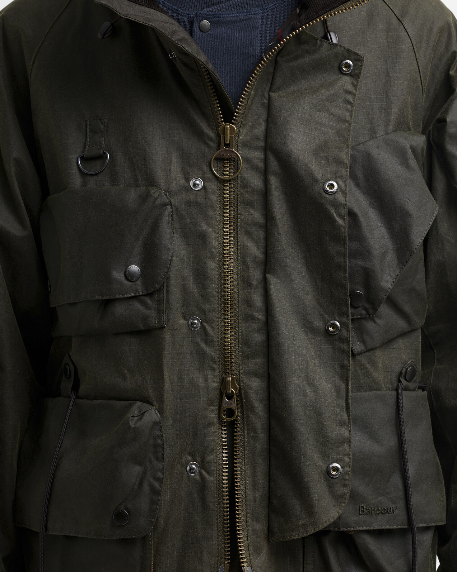 Barbour x Norbit Ripstop Waxed Jacket Black