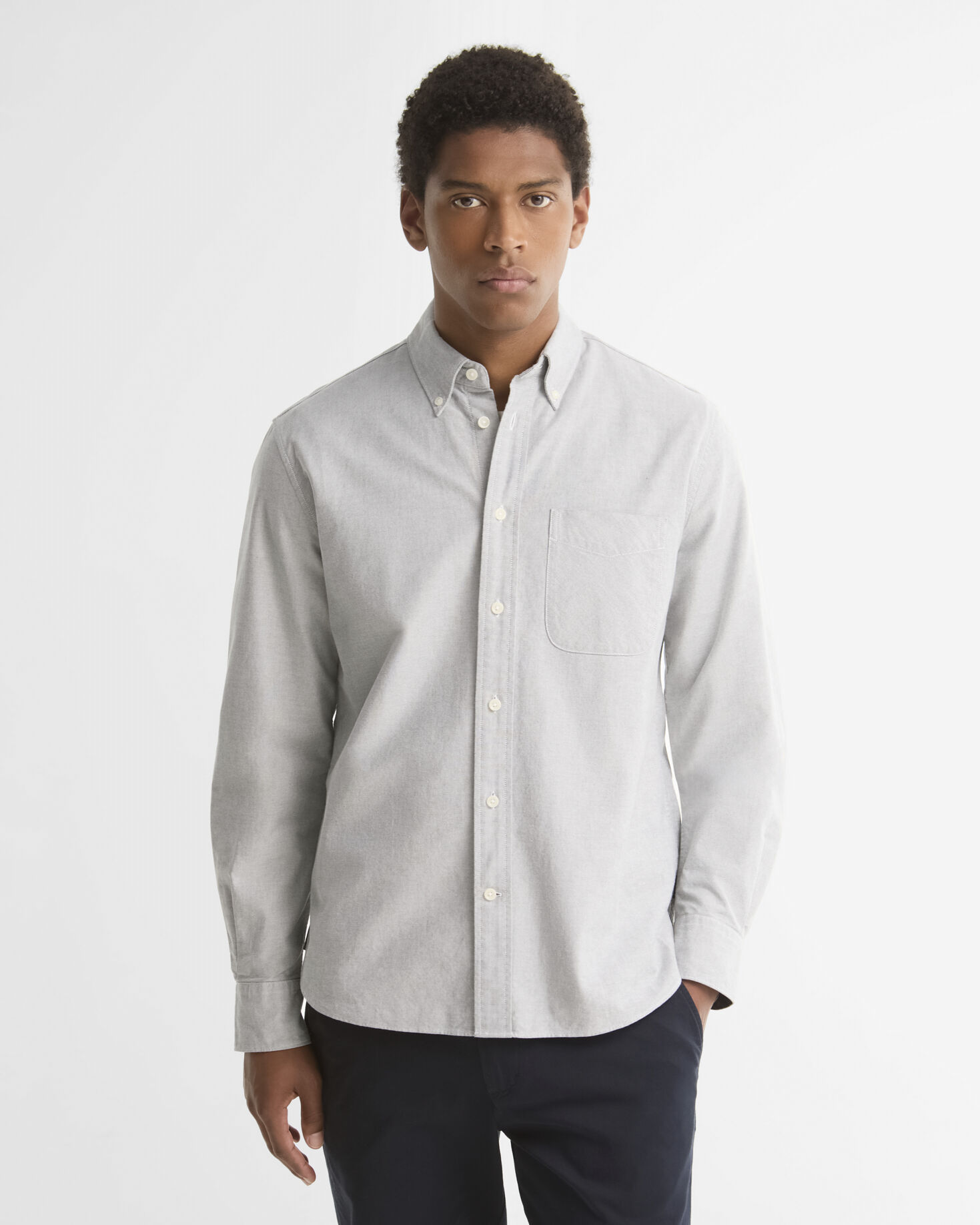 Barbour Hemd Oxford Authentic Fit Forest