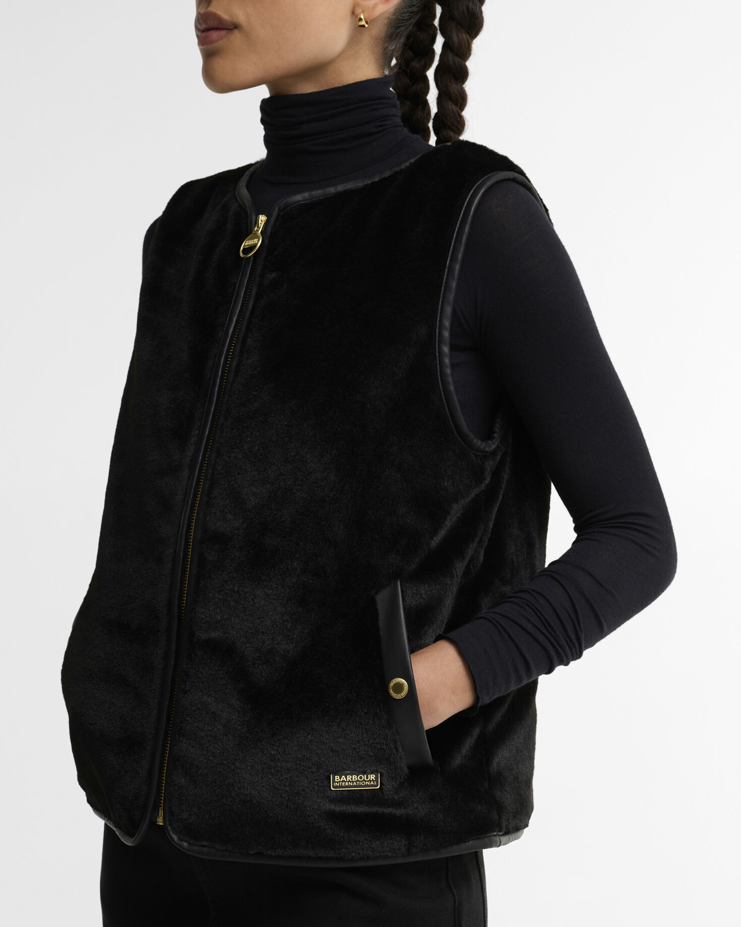 Oulton Faux-Fur Liner Black