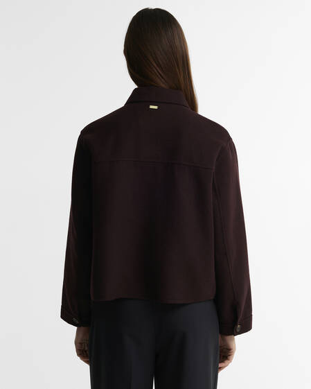 Barbour Overshirt Antonella aus Woll-Mix Fig