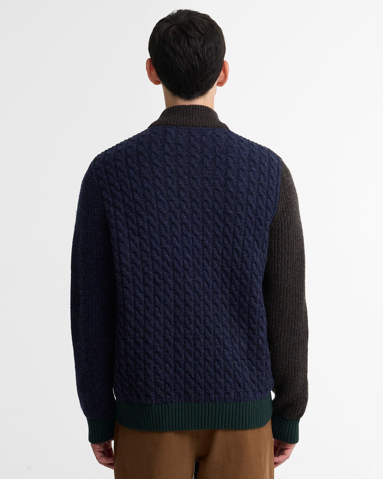 Paul Smith Loves Barbour Wollstrickjacke Gamefair Russet