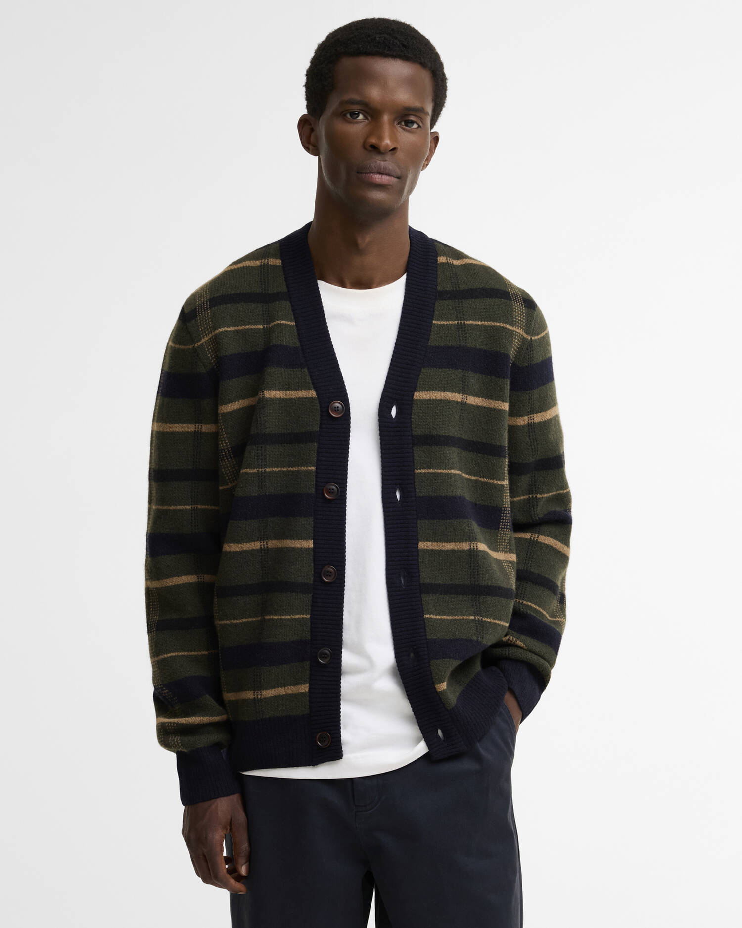 Cardigan Kane Tartan Navy image number 0