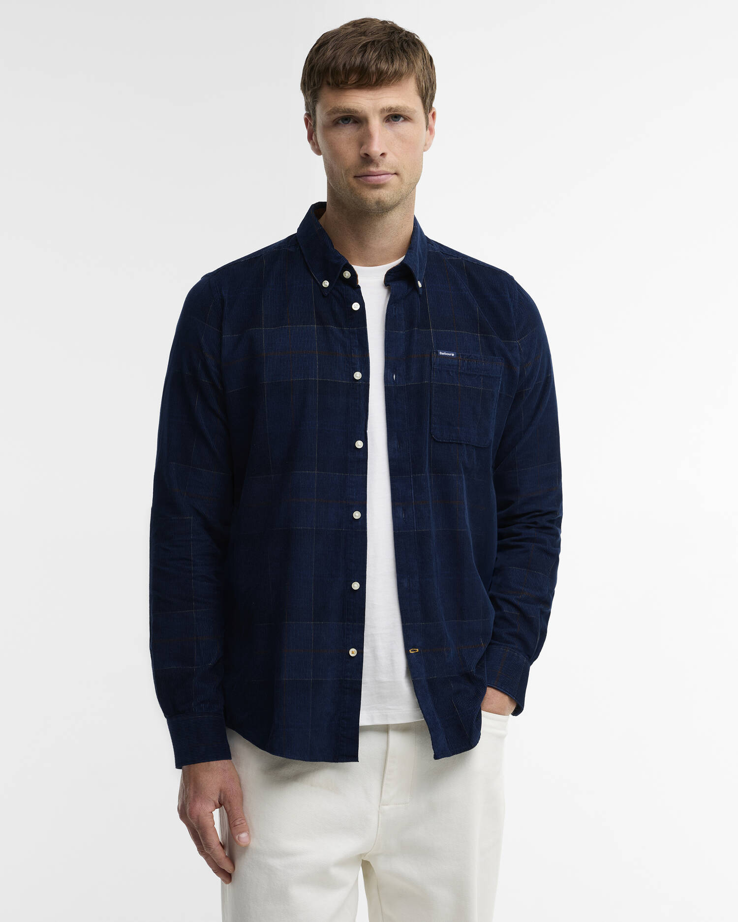 Blair Tailored Long-Sleeved Shirt Midnight Tartan image number 0