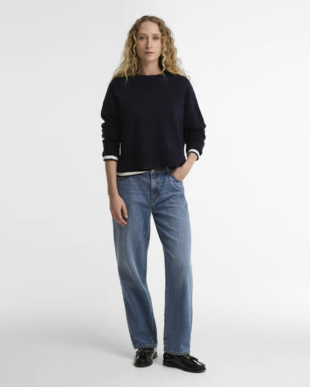 Maglione girocollo Harling Navy