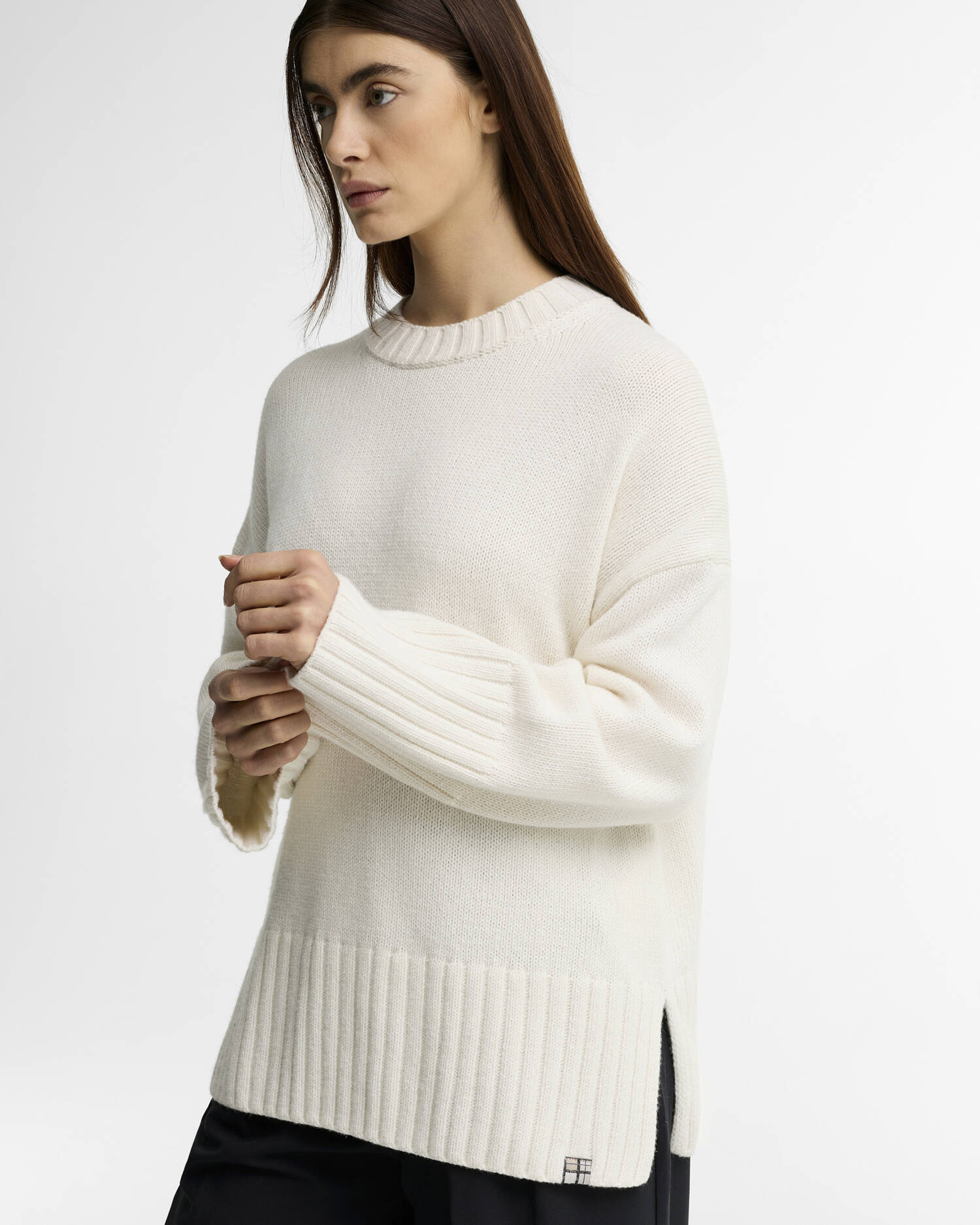Gaia Crew Neck Jumper Cloud image number 3