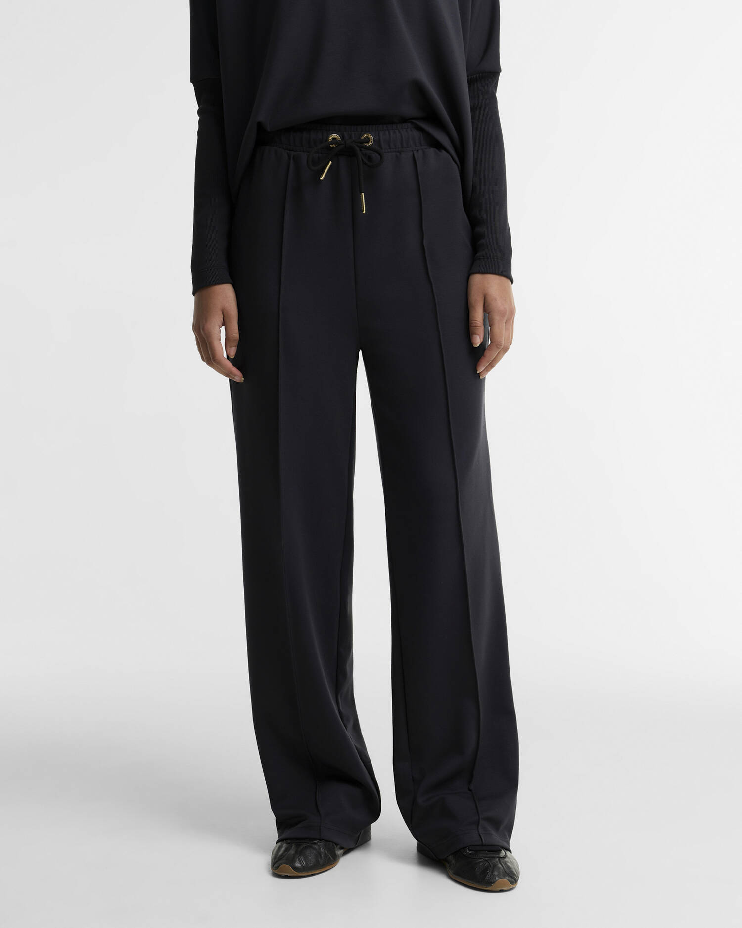 Kemora Wide-Leg Trousers Black image number 1