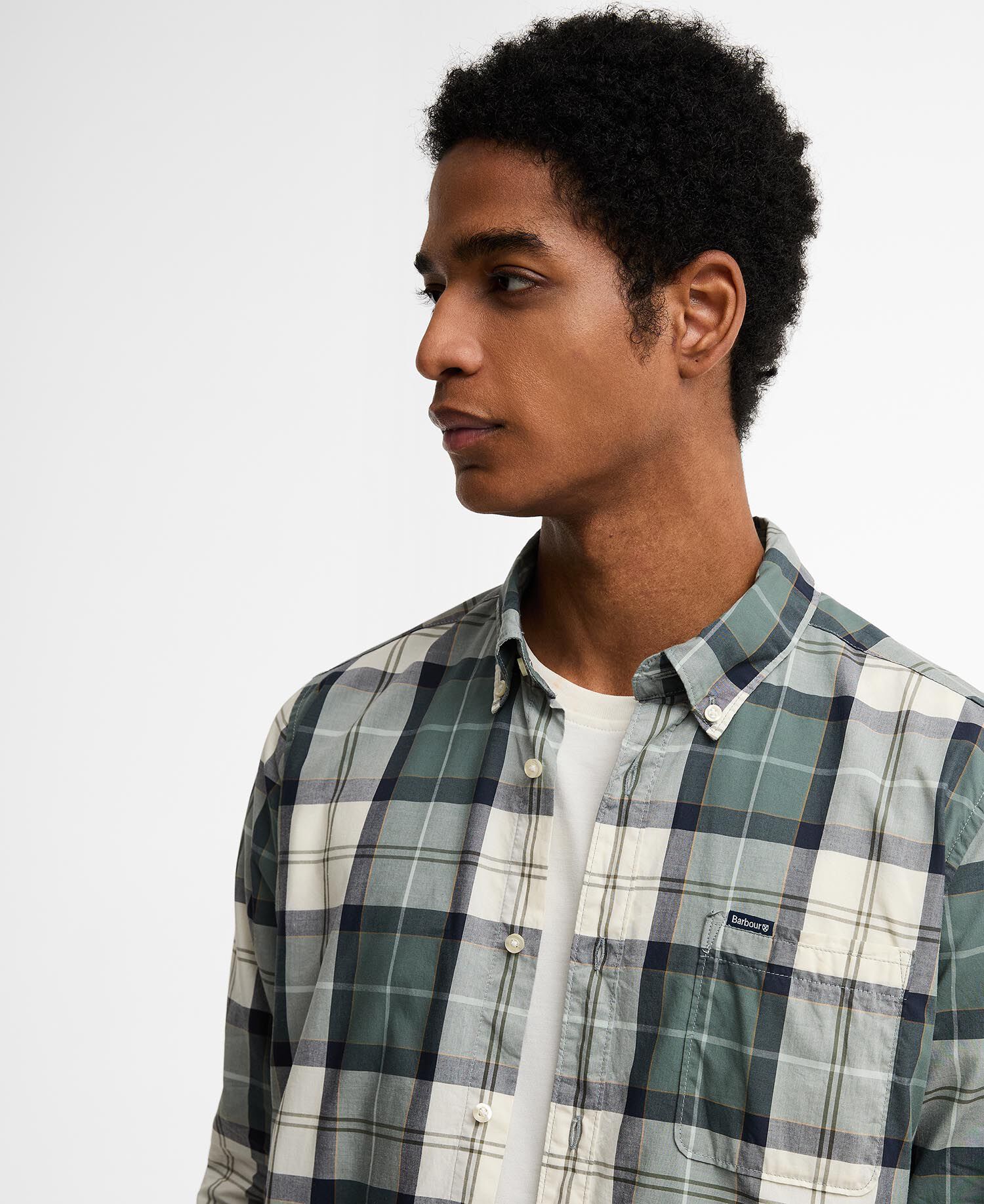 Camicia Rawley a maniche lunghe leggermente aderente Meadow Brook Tartan