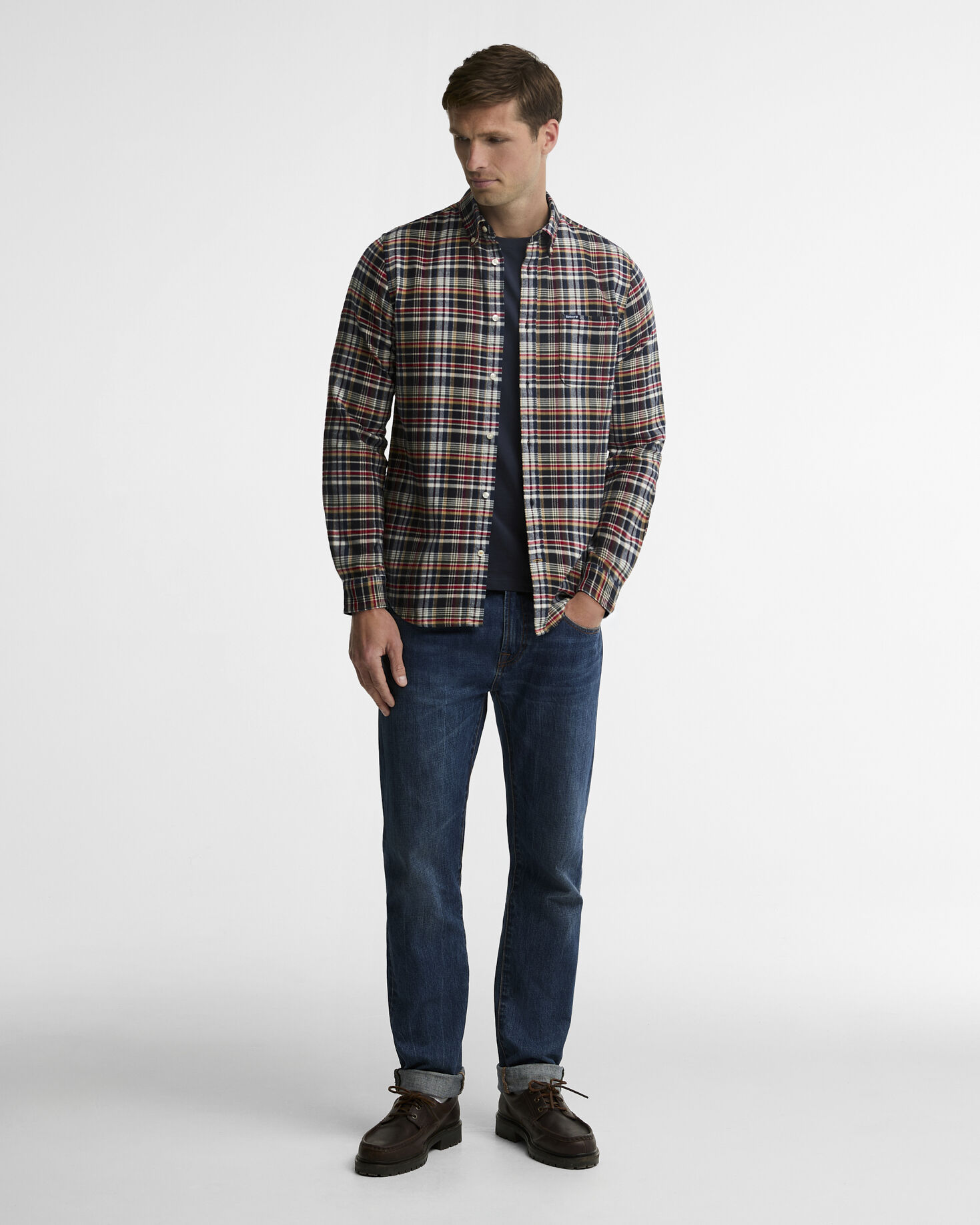 Northfell Tailored Long-Sleeved Shirt Red