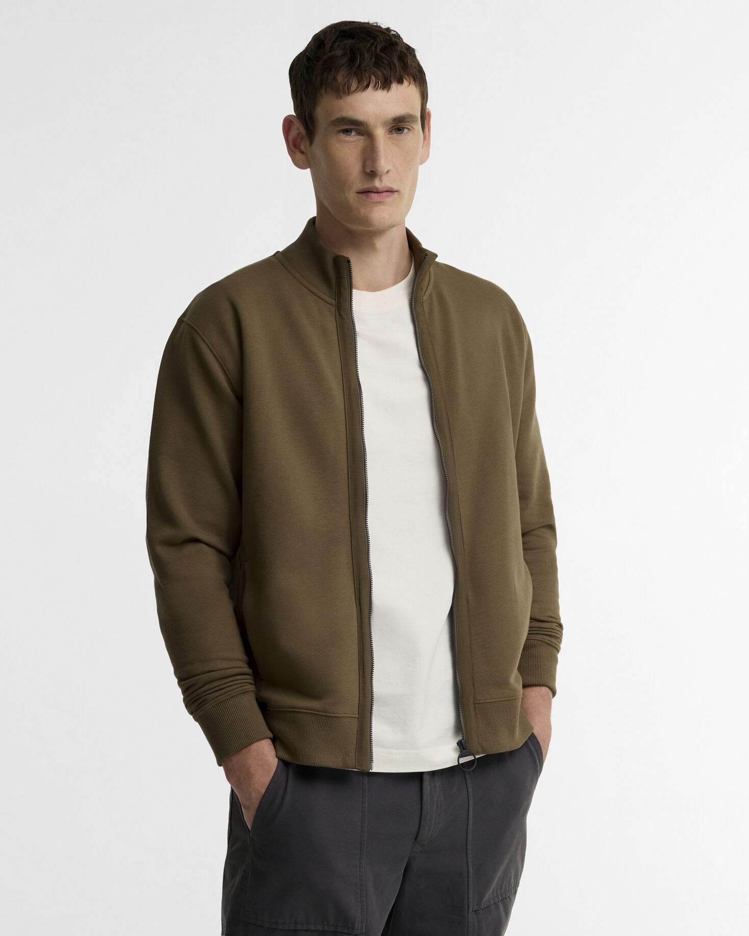 Caldbeck Zip-Up Sweatshirt Beech
