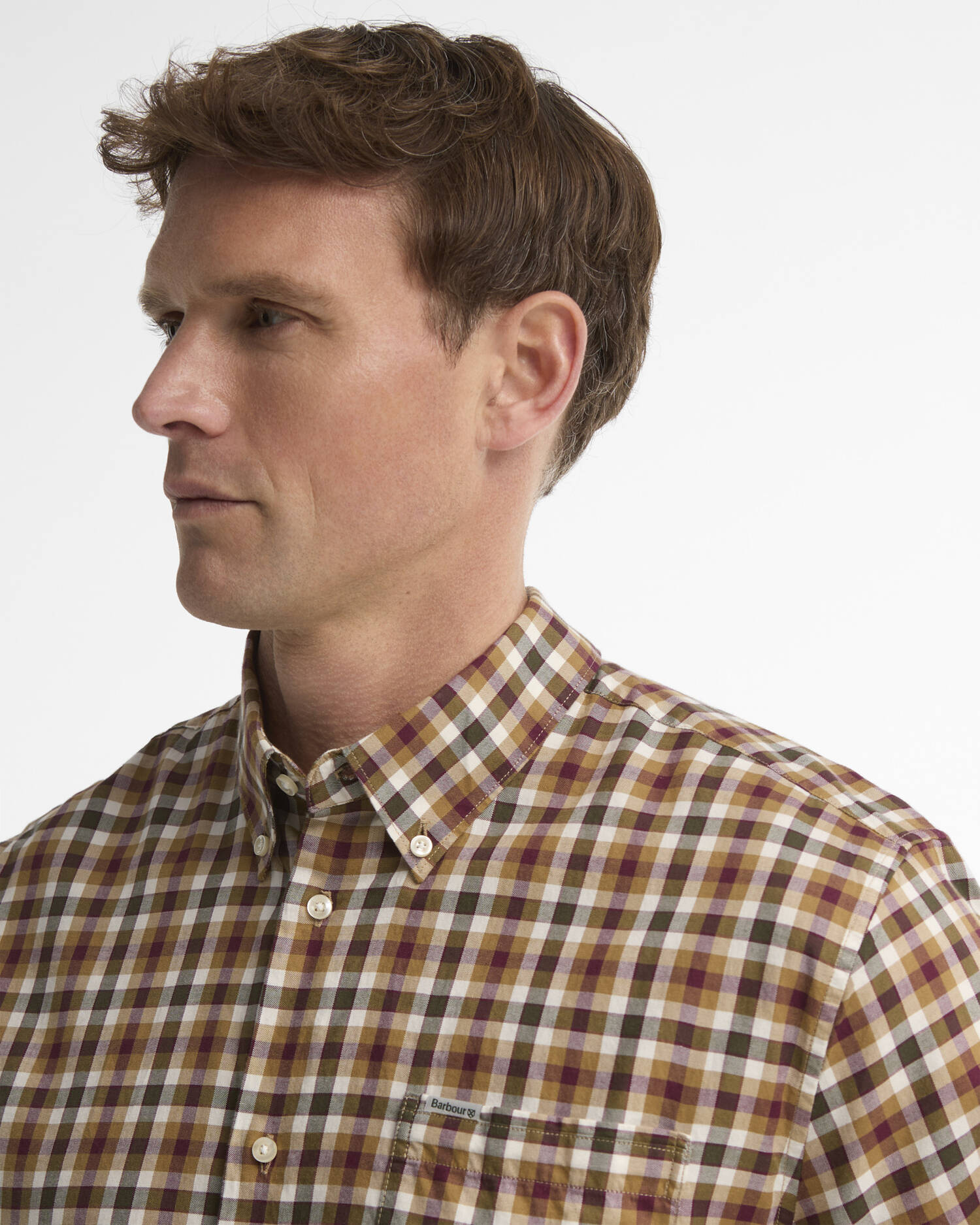 Fallowlane Regular-Fit Long-Sleeved Shirt Olive image number 3