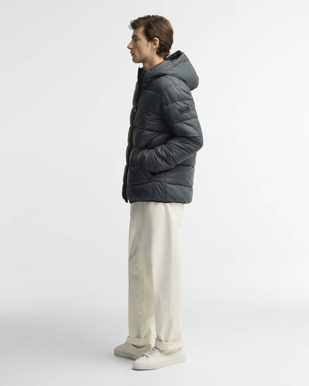 Bobber Puffer Jacket Charcoal