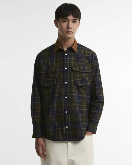 Jungle Tartan Oversized Long-Sleeved Shirt Classic Tartan