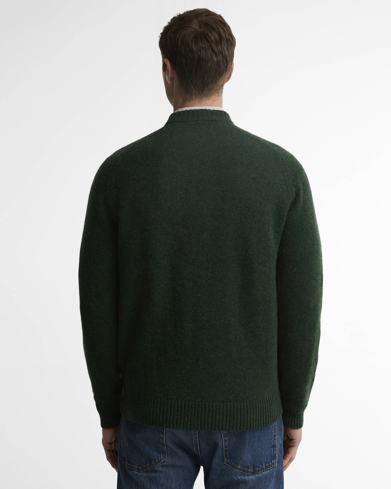 Newtown Crew Neck Jumper Sage image number 2