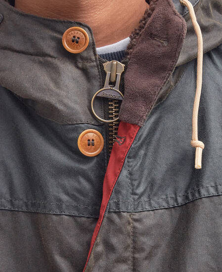 Parka in cotone cerato Game 