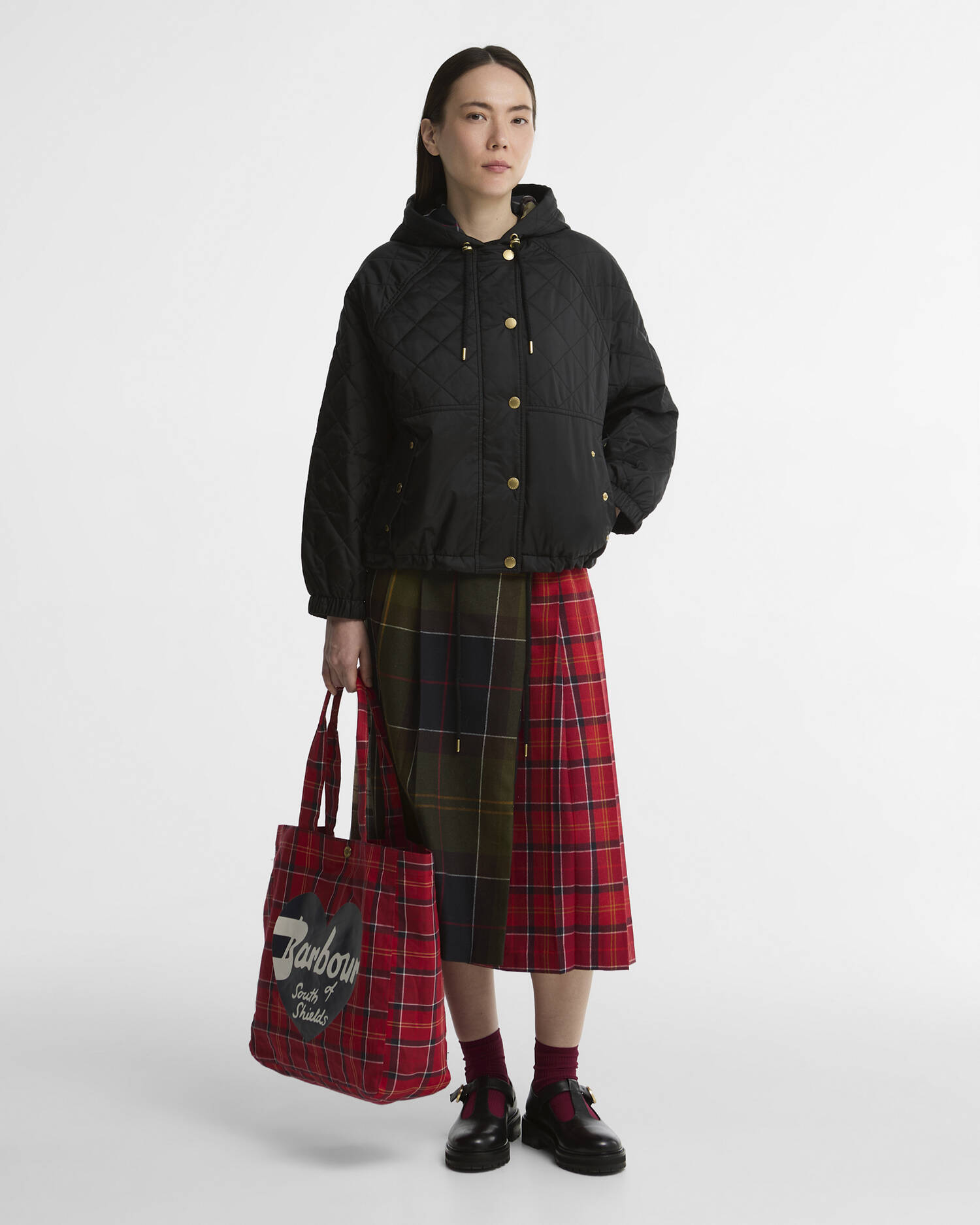 Ada Quilted Jacket Black/Classic image number 1