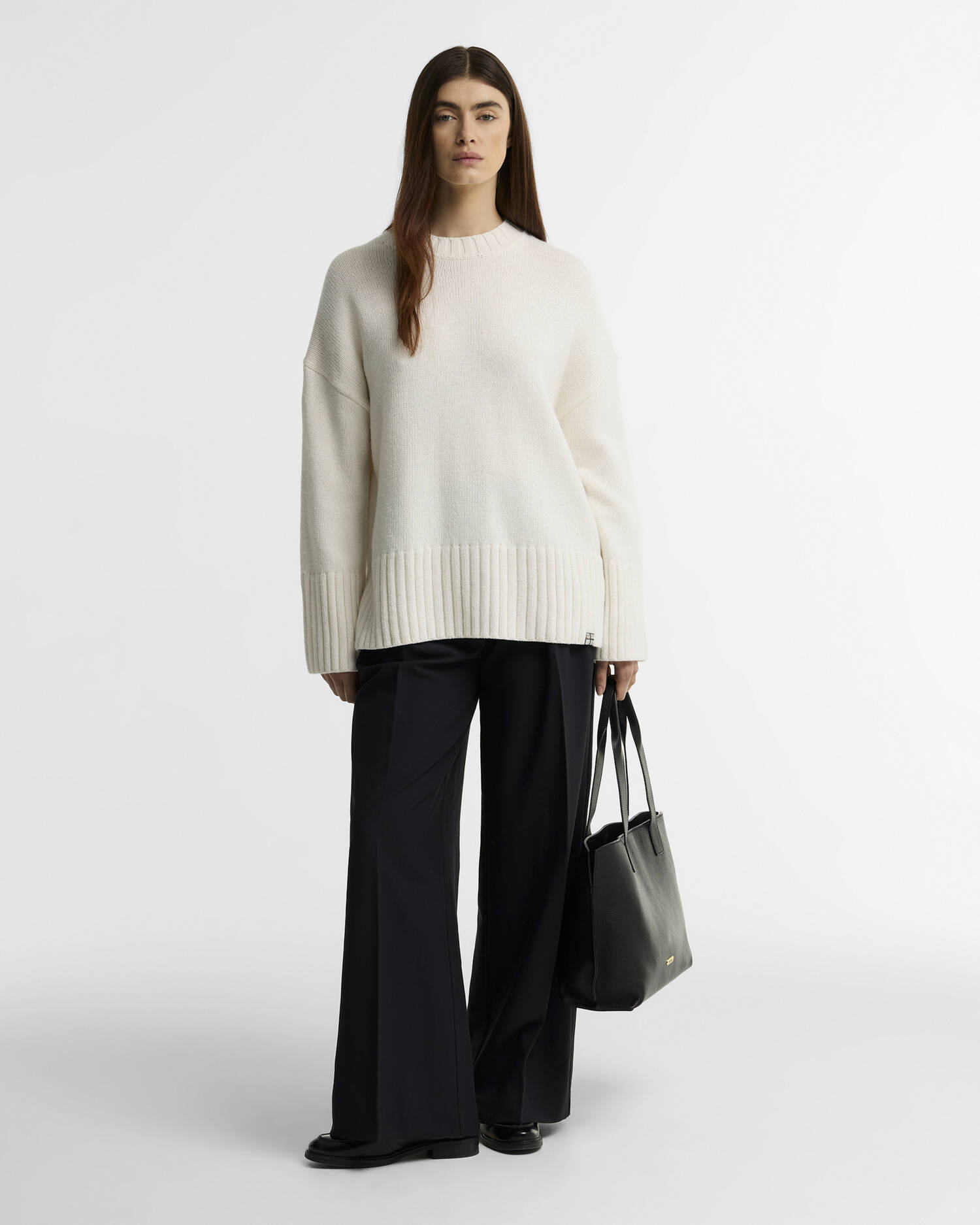 Gaia Crew Neck Jumper Cloud image number 1