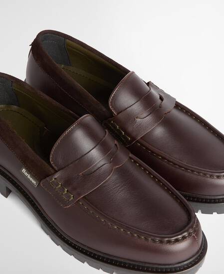 Croxton Leather Loafers Dk Brown