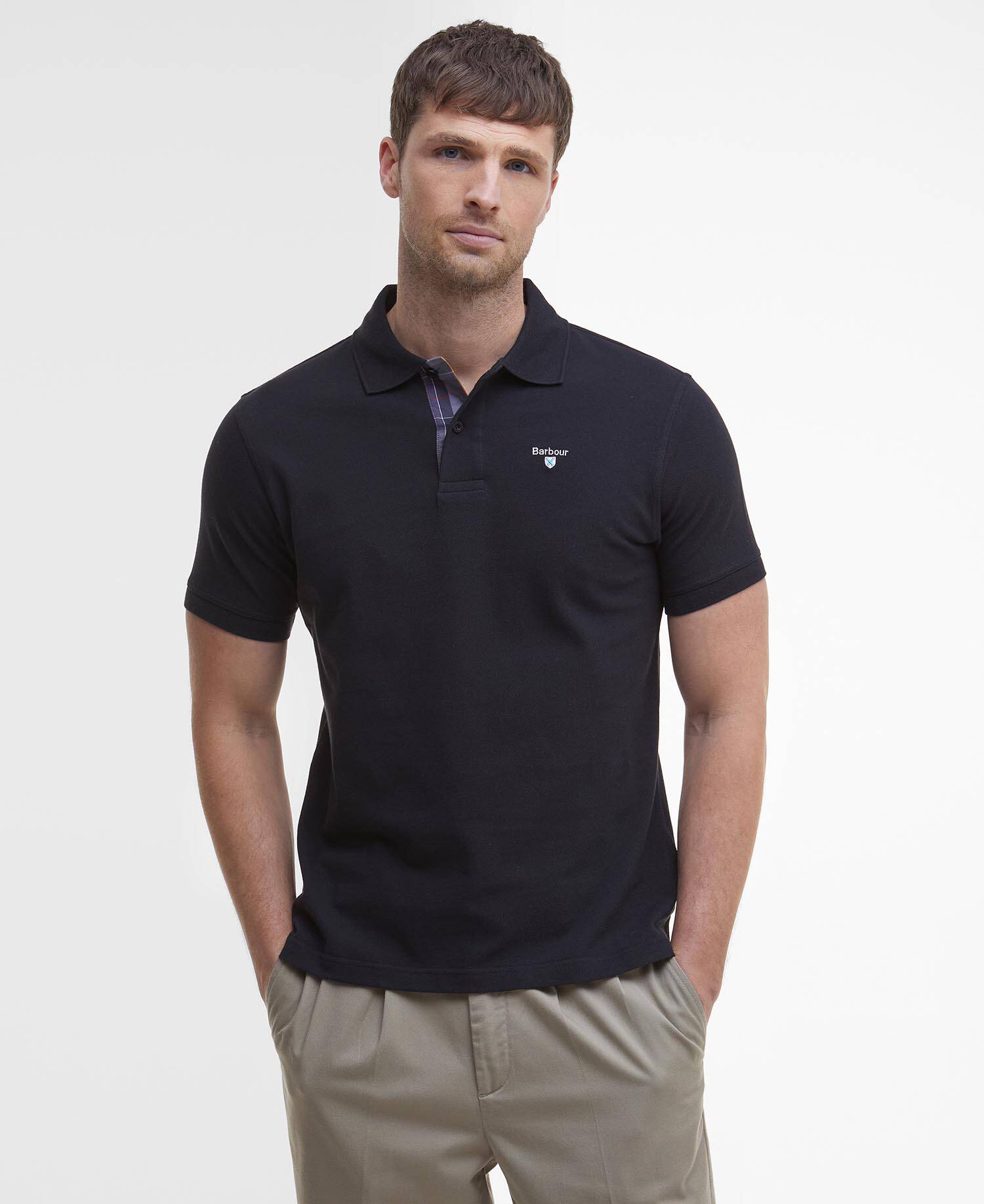Tartan Pique Polo Shirt image number 0