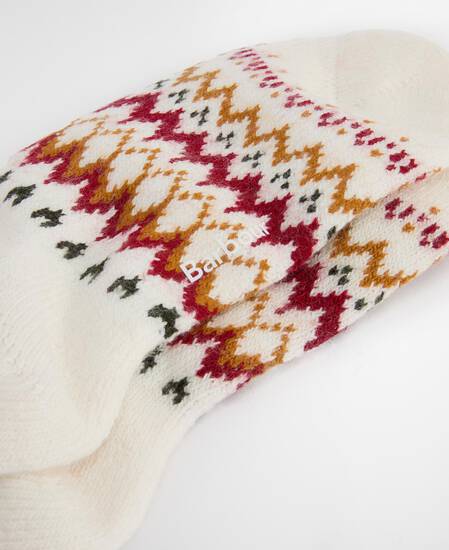 Kingsford Fair Isle Socks Cloud