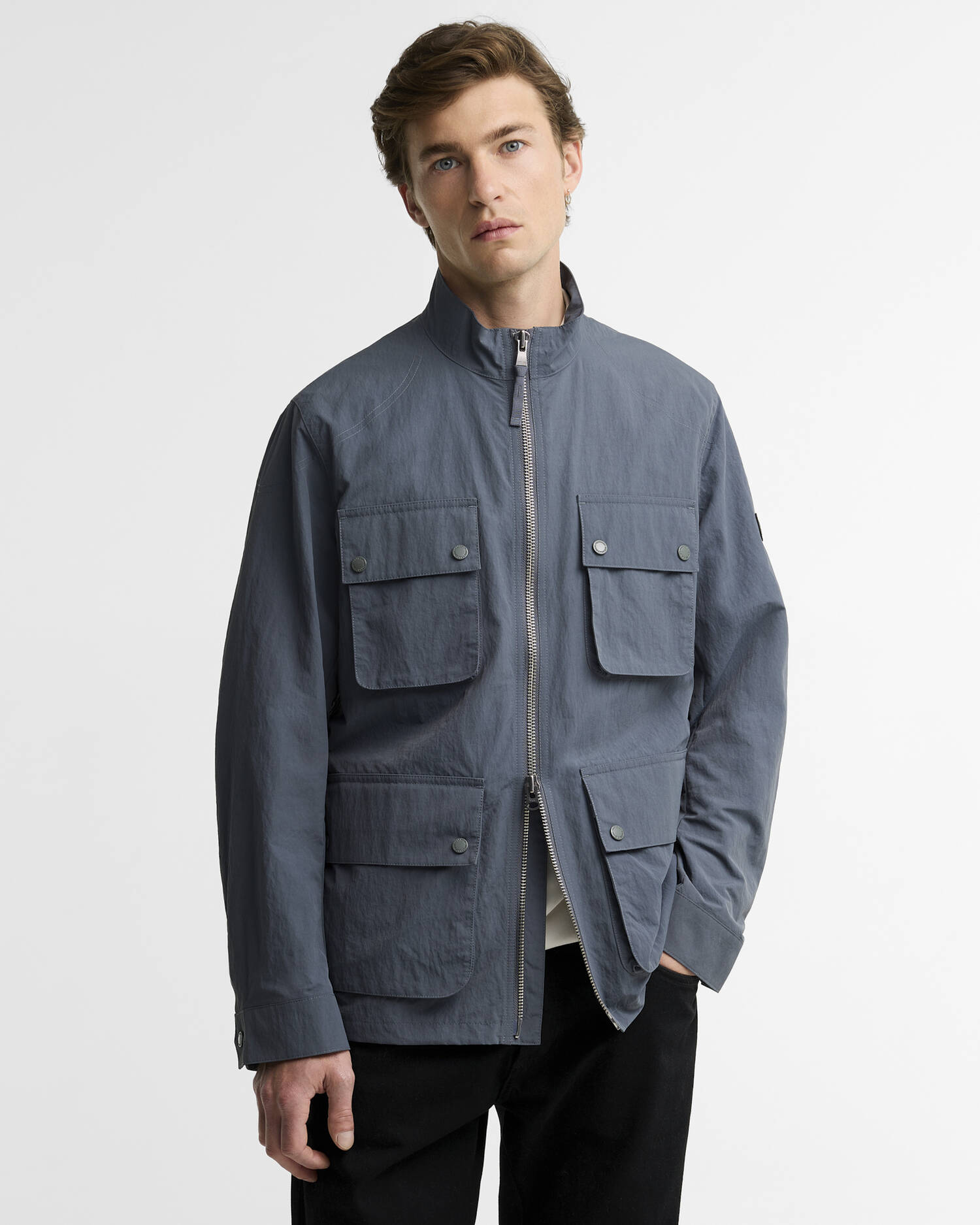 Course Showerproof Jacket Washed Charcoal image number 0