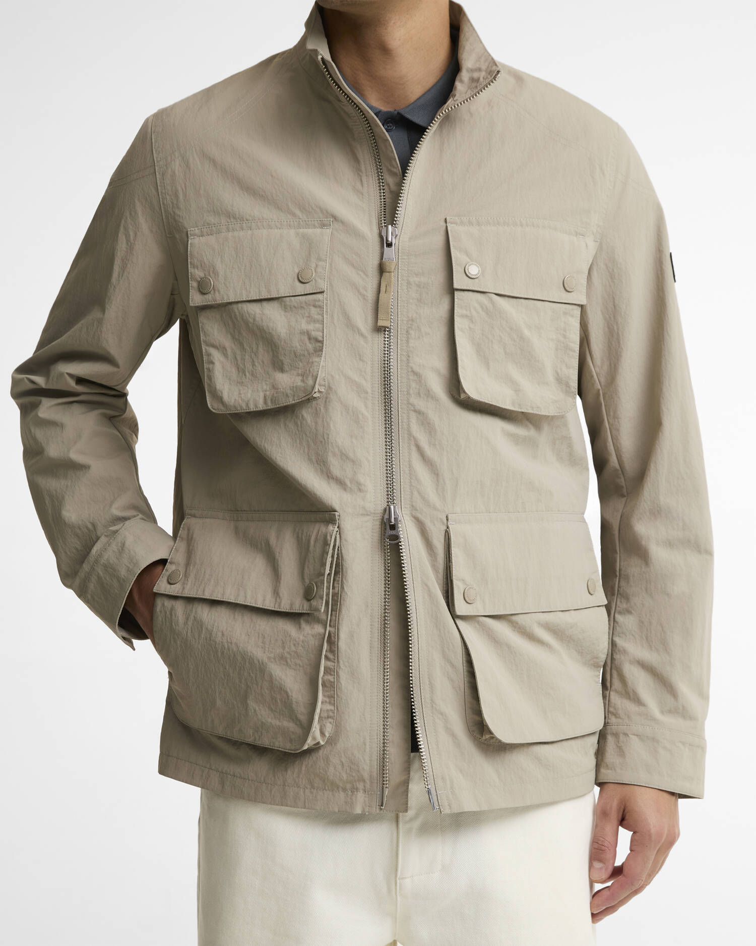 Course Showerproof Jacket Concrete image number 5