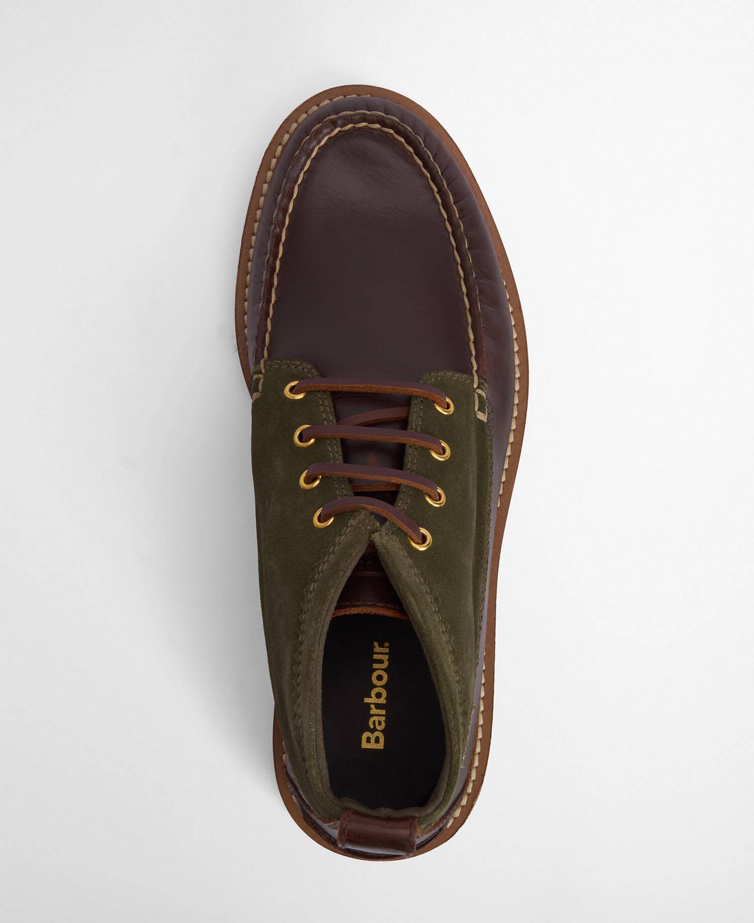 Chukka Boots Hadston Olive/Dark Brown image number 6