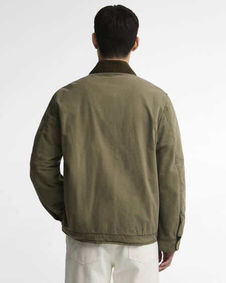 B.Intl Wachsjacke Winter Drifter Washed Olive Night
