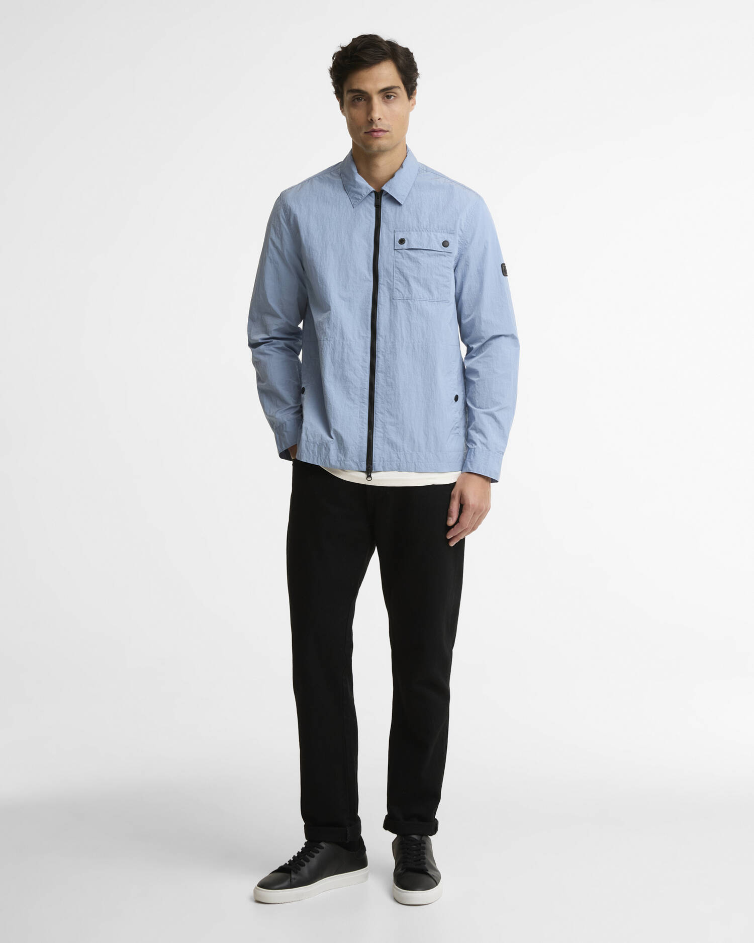 Inline Overshirt Powder Blue image number 1