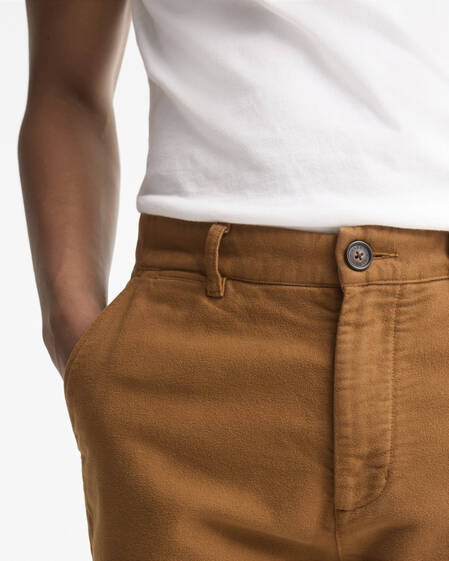 Moleskin Tailored Trousers Cinnamon