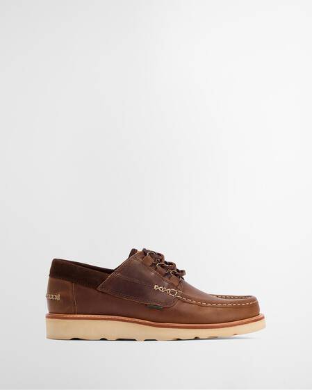 Murtun Moccasin Shoes Brown Leather
