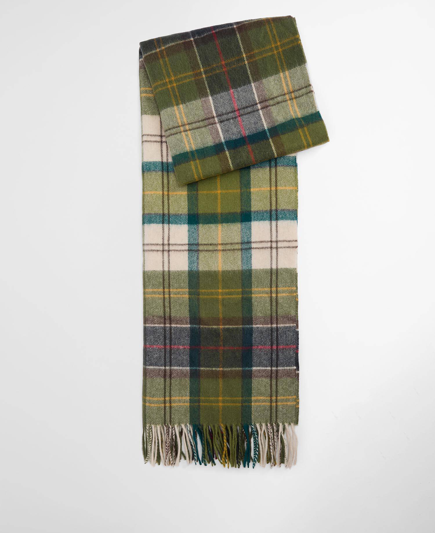 Serena Tartan Lambswool Scarf Classic/Ancient image number 0