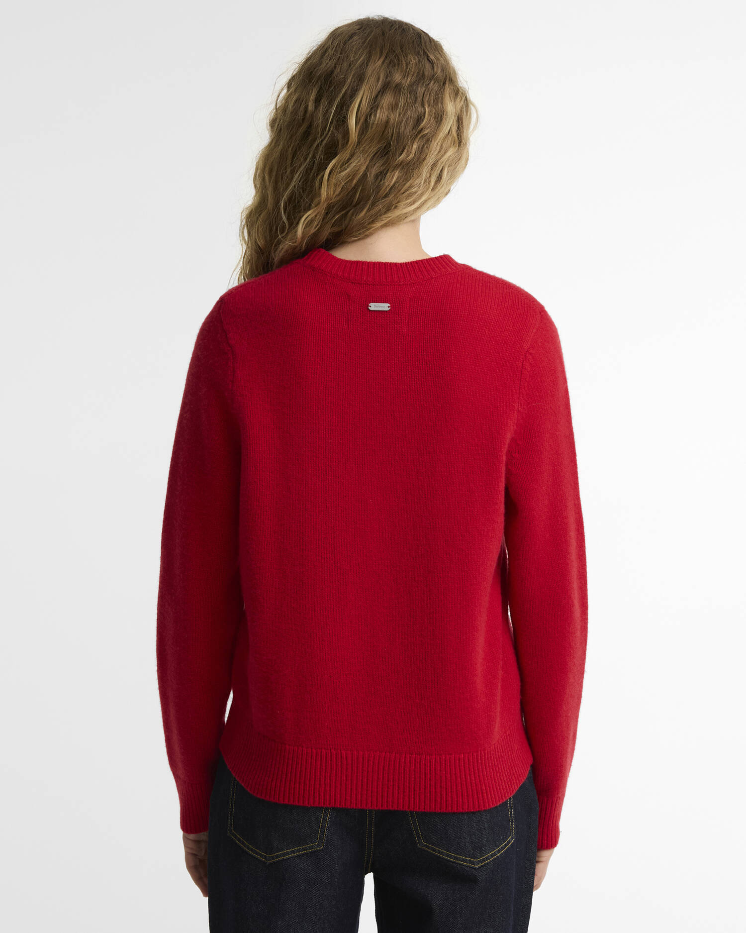 Woodhouse Wool-Cashmere Crew Neck Jumper Crimson image number 2
