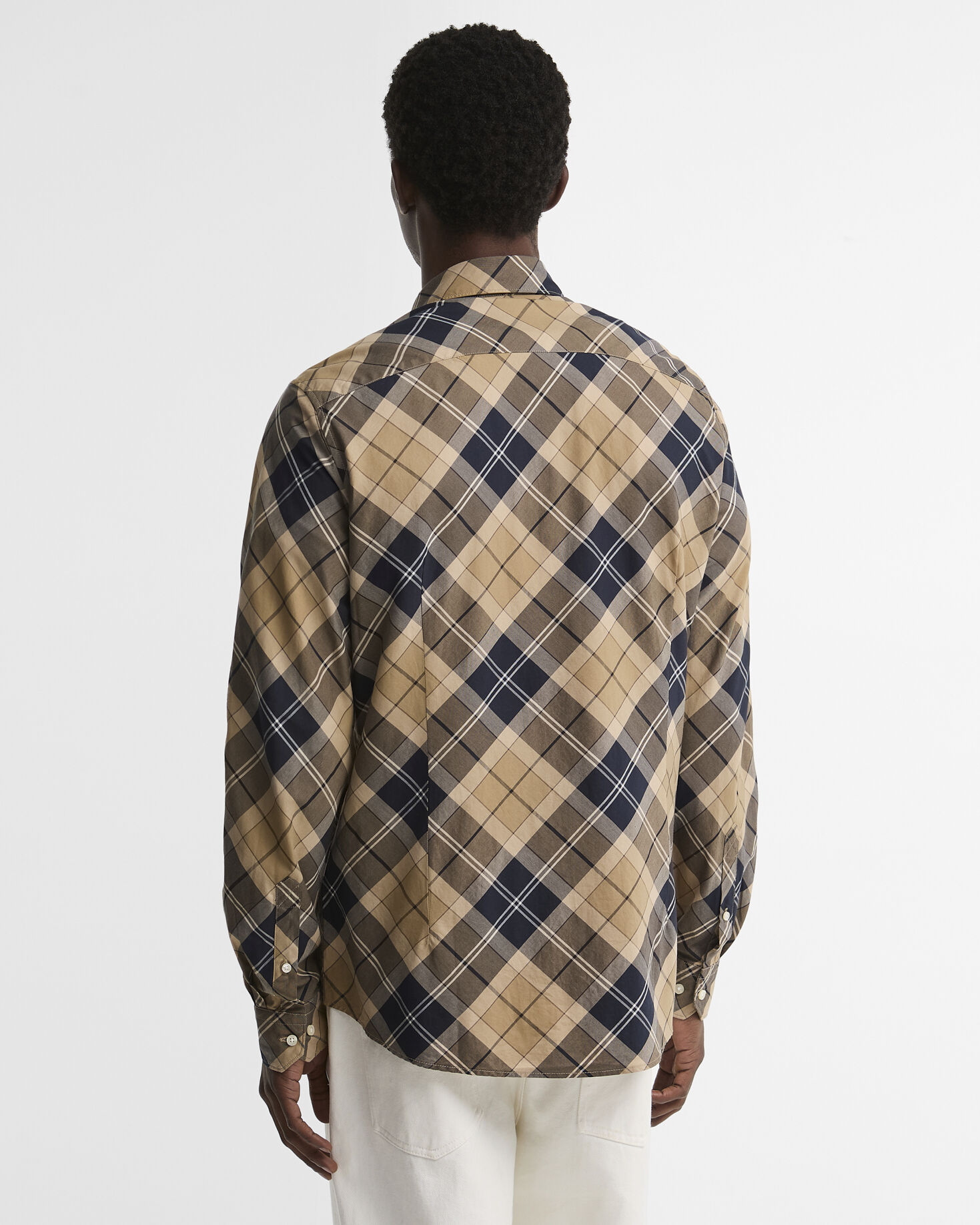 Camicia in tartan a maniche lunghe dalla vestibilit&agrave; leggermente aderente Lochton Birchwood Dress Tartan