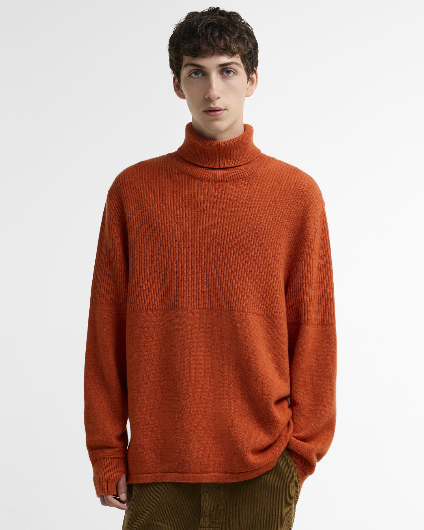 Barbour x Norbit Rollneck Wool Jumper Olive