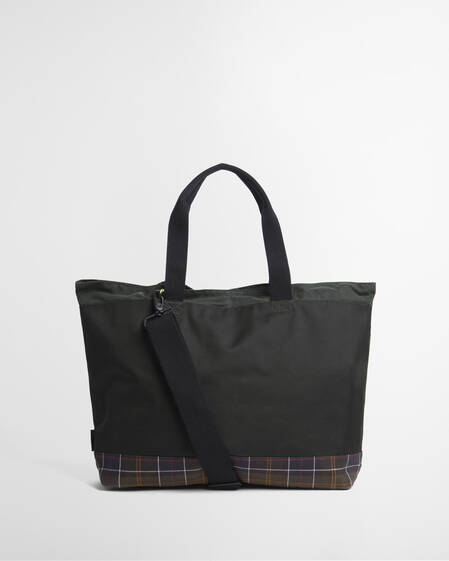 Field Waxed Tote Bag Sage/Classic