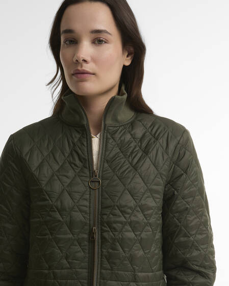 Giacca trapuntata Hermione Olive/Shadow Classic