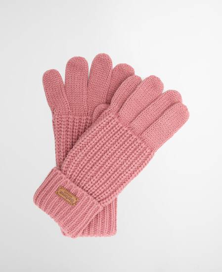 Saltburn Knitted Gloves Dusty Pink