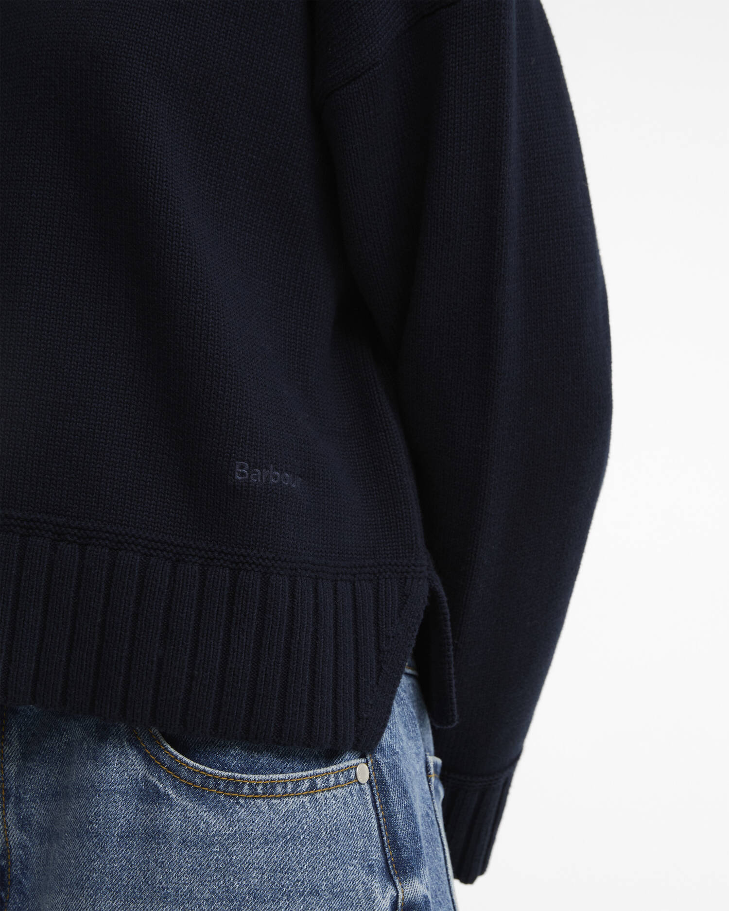 Maglione girocollo Harling Navy image number 3