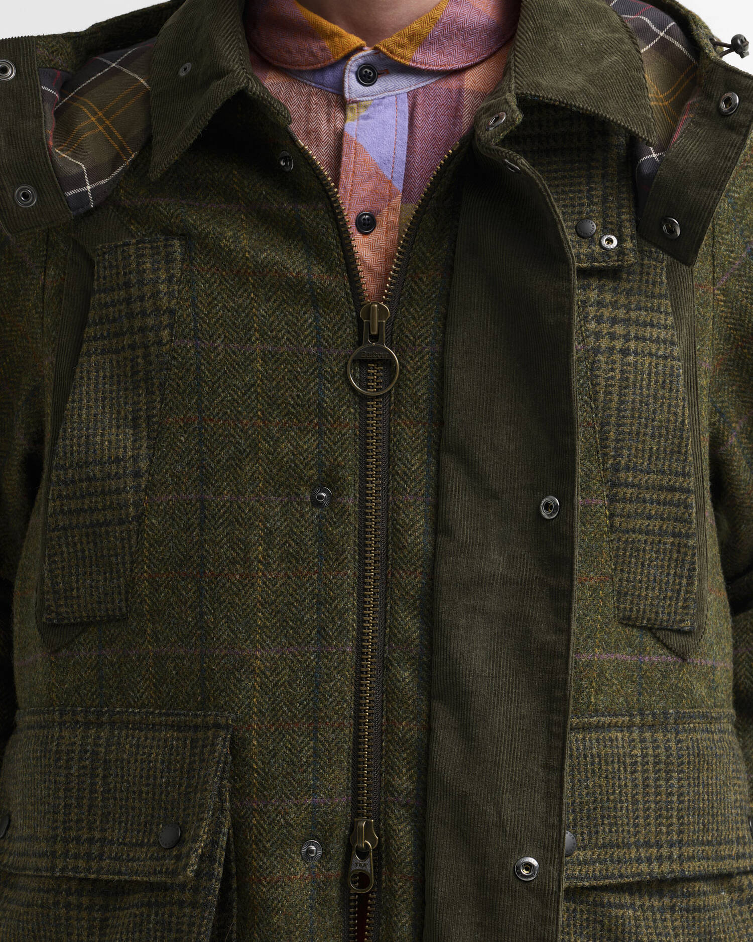 Barbour x Norbit Wool Jacket Olive image number 5