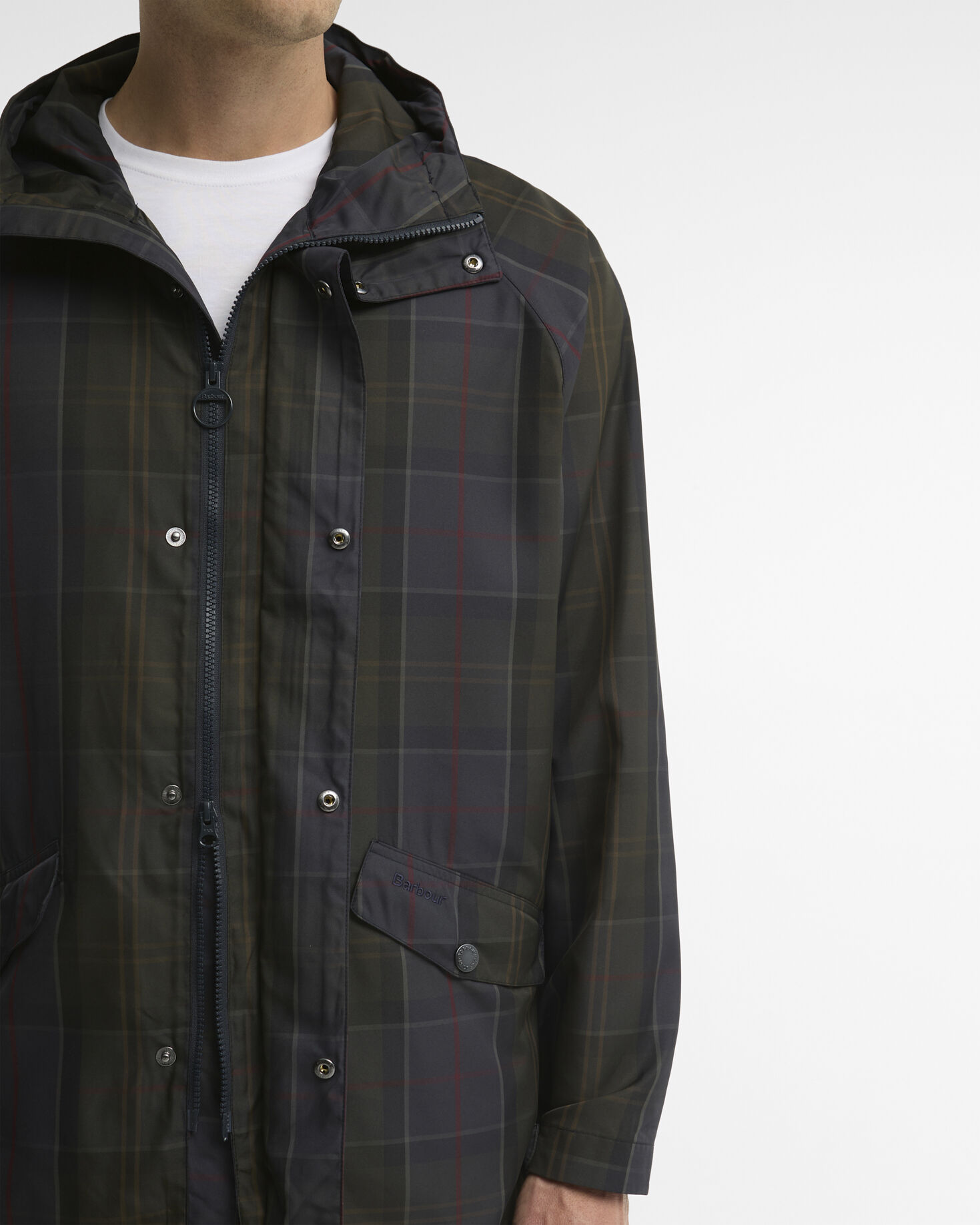 Tartan Showerproof Jacket Shadow Classic Tartan