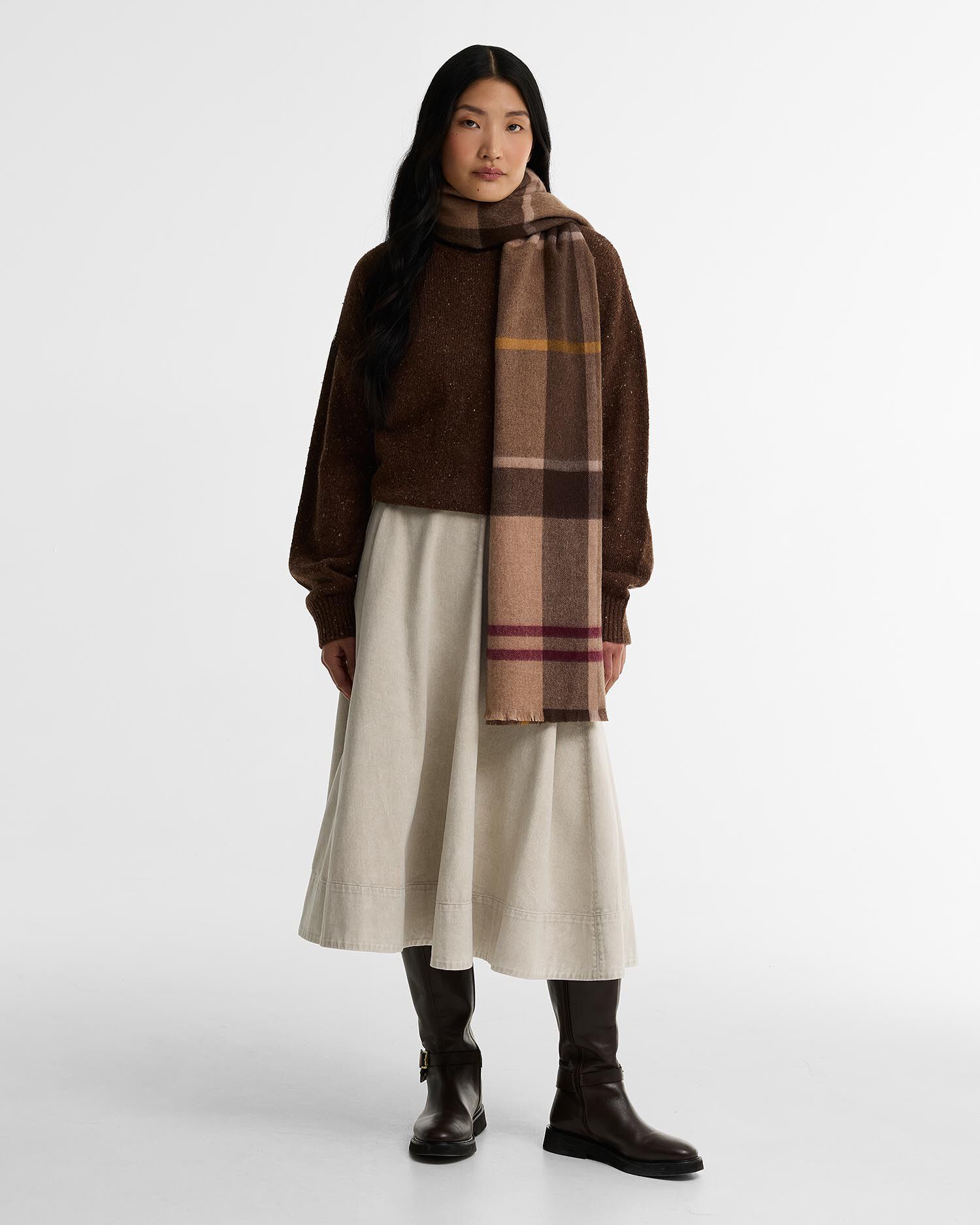 Sciarpa in tartan Rosefield Muted Tartan