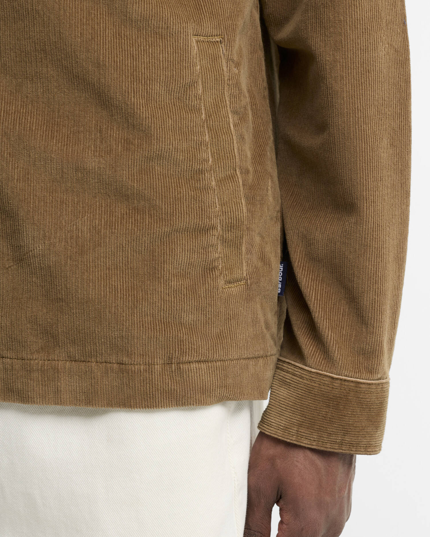 Barbour Cordovershirt Tartan Trimmed Sandstone image number 4